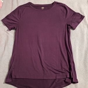 Purple athletic tee
